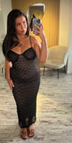 Robe dentelle noir