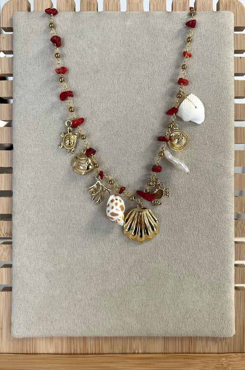 Collier mer [rouge]