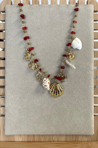 Collier mer [rouge]
