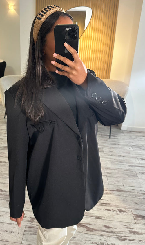Blazer oversize noir