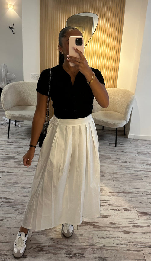 Longue jupe  blanche