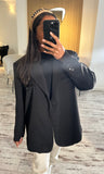 Blazer oversize noir
