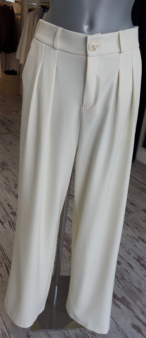 Pantalon Classic blanc cassé