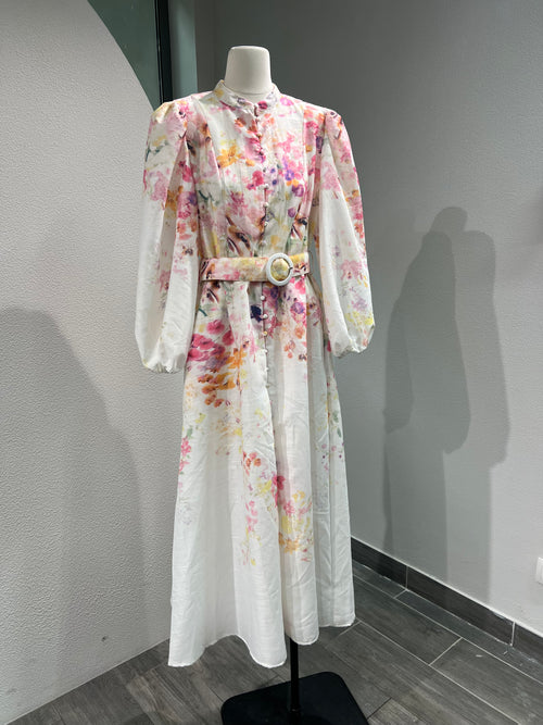 Longue robe fleuris