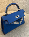 Sac à main bleu roi