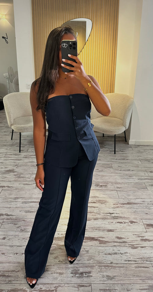Bustier bleu