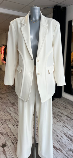 Pantalon Classic blanc cassé